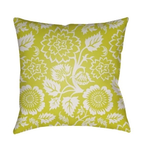 Moody Floral by Surya Pillow Yellow/White 18 x 18 Mf021-1818 - All
