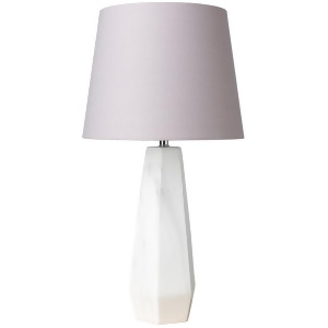 Palladian Table Lamp by Surya Marbled Base/Gray Shade Pli-100 - All