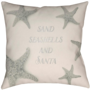 Dreaming of a Sandy Christmas by Surya Pillow Beige 16 x 16 Phdds001-1616 - All