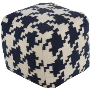 Sp 18 Pouf by Surya Navy/Cream Pouf174-181818 - All