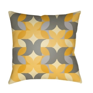 Modern by Surya Poly Fill Pillow Tan/Light Gray/Butter 18 x 18 Md094-1818 - All