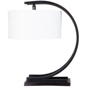 Dresher Portable Lamp by Surya Bronze Base/White Shade Drs-002 - All