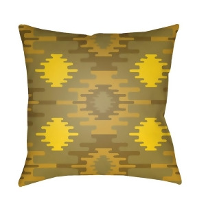 Yindi by Surya Poly Fill Pillow Bright Yellow/Mustard/Olive 20 x 20 Yn026-2020 - All