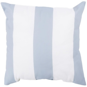 Rain by Surya Wide Stripes Pillow Light Gray/Ivory 26 x 26 Rg161-2626 - All