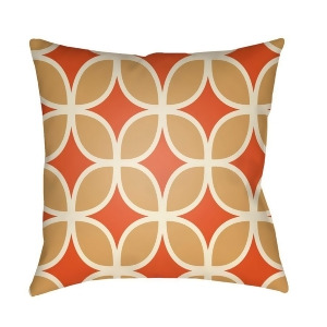 Modern by Surya Pillow Mustard/Orange/Cream 18 x 18 Md042-1818 - All