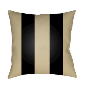 Edgartown by Surya Poly Fill Pillow Tan/Black 18 x 18 Sol065-1818 - All