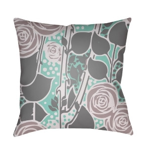 Chinoiserie Floral by Surya Pillow Mint/Gray/White 18 x 18 Cf028-1818 - All