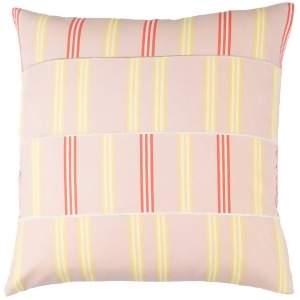Lina by Surya Poly Fill Pillow Pale Pink/Butter/White 20 x 20 Ina004-2020p - All