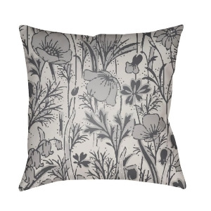 Chinoiserie Floral by Surya Pillow Ivory/Gray/Black 22 x 22 Cf035-2222 - All