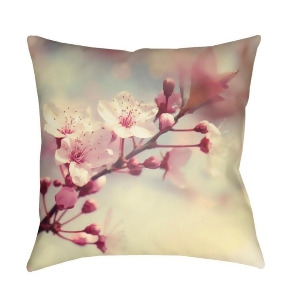 Moody Floral by Surya Pillow Coral/Cream/Pink 20 x 20 Mf008-2020 - All
