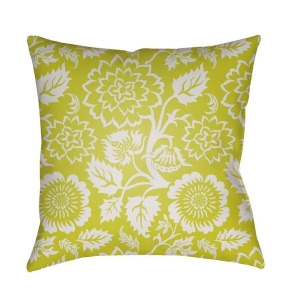 Moody Floral by Surya Pillow Yellow/White 22 x 22 Mf021-2222 - All