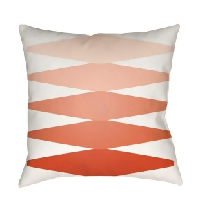 Modern by Surya Pillow Orange/White/Coral 18 x 18 Md010-1818 - All