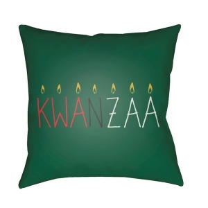 Kwanzaa Ii by Surya Poly Fill Pillow Green/Yellow/Red 20 x 20 Hdy048-2020 - All