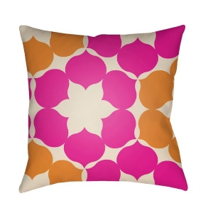 Modern by Surya Pillow Cream/Orange/Pink 18 x 18 Md046-1818 - All