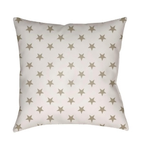 Americana Ii by Surya Poly Fill Pillow Beige/White 18 x 18 Sol009-1818 - All