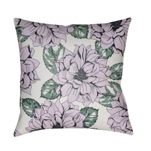 Moody Floral by Surya Pillow Dk.Green/Black/White 20 x 20 Mf050-2020 - All
