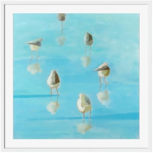 Birds By The Waters Edge Ii Wall Art by Surya 40 x 40 Ad105a001-4040 - All