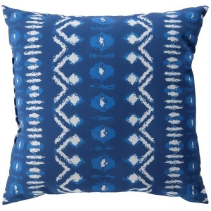Decorative Pillows by Surya Ikat Pillow Blue/White 20 x 20 Id006-2020 - All