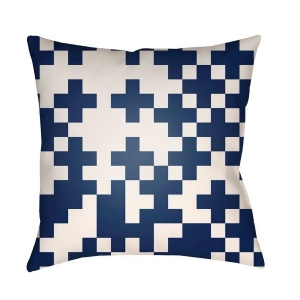 Scandinavian by Surya Poly Fill Pillow Dark Blue/White 18 x 18 Sn001-1818 - All