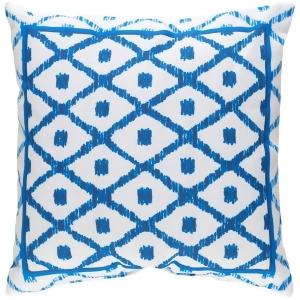 Decorative Pillows by Surya Squares Pillow Blue/White 20 x 20 Id016-2020 - All