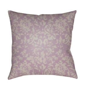 Moody Damask by Surya Pillow Purple/Lt.Gray 18 x 18 Dk035-1818 - All