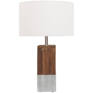 Restoration Table Lamp by Surya Natural/White Shade Rtt504-tbl - All