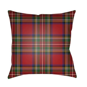 Tartan Ii by Surya Poly Fill Pillow Red/Yellow/Blue 20 x 20 Plaid028-2020 - All