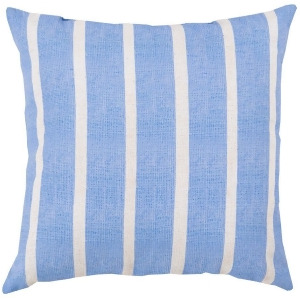 Rain by Surya Poly Fill Pillow Bright Blue/Ivory 20 x 20 Rg152-2020 - All