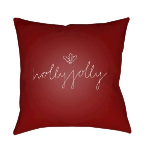 Holly Jolly Ii by Surya Poly Fill Pillow Red/White 20 x 20 Joy012-2020 - All