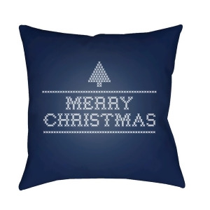 Merry Christmas Iii by Surya Pillow Navy/White 20 x 20 Joy002-2020 - All
