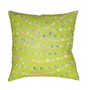 Beads by Surya Poly Fill Pillow Green/Purple/Pink 18 Square Wmayo005-1818 - All