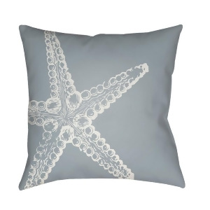 Nautical Iii by Surya Poly Fill Pillow Blue/White 18 x 18 Sol053-1818 - All