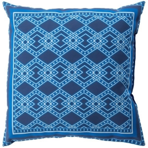 Decorative Pillows by Surya Ikat Ii Pillow Blue/White 20 x 20 Id011-2020 - All