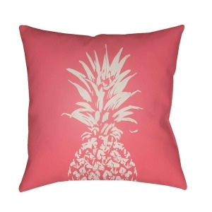 Pineapple by Surya Poly Fill Pillow Pink/White 18 x 18 Pine004-1818 - All