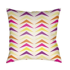 Modern by Surya Pillow Pink/White/Yellow 20 x 20 Md057-2020 - All