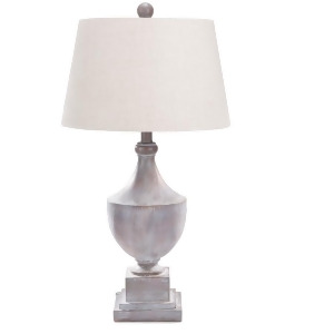 Eleanor Table Lamp by Surya Gray Washed/Oatmeal Shade Erlp-002 - All