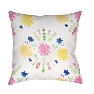 Flores Burst by Surya Pillow Pink/Yellow/Green 20 x 20 Wmayo018-2020 - All