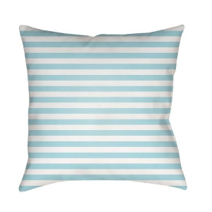 Seersucker by Surya Poly Fill Pillow Light Blue 18 x 18 Lil070-1818 - All