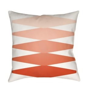 Modern by Surya Pillow Orange/White/Coral 22 x 22 Md010-2222 - All