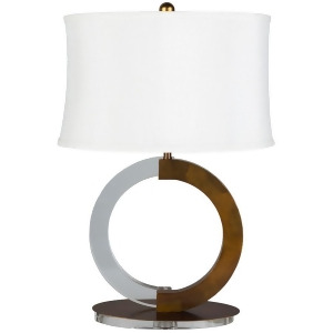 Eastland Portable Lamp by Surya Gilded/White Shade Etd-001 - All