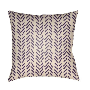 Textures by Surya Poly Fill Pillow Violet/Beige 22 x 22 Tx039-2222 - All