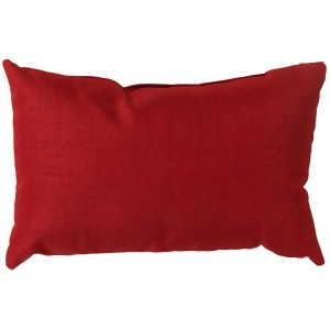 Storm by Surya Poly Fill Pillow Bright Red 13 x 20 Zz407-1320 - All