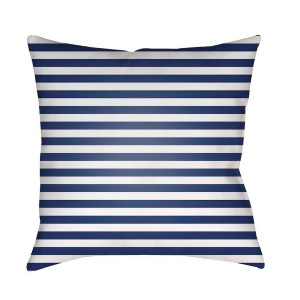Seersucker by Surya Poly Fill Pillow Navy 18 x 18 Lil068-1818 - All