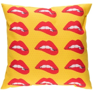 Warhol by Surya Pillow Red/Lilac/Yellow 20 x 20 Wa014-2020 - All