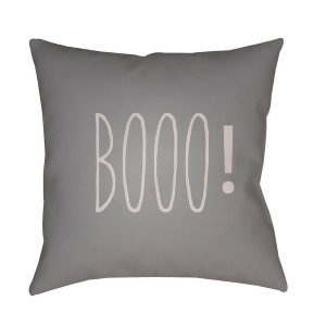 Boo by Surya Booo Poly Fill Pillow Gray 20 x 20 Boo105-2020 - All