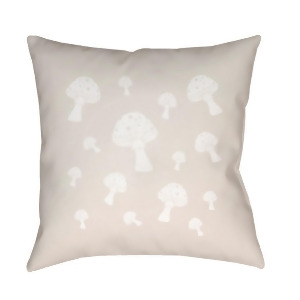 Mushrooms by Surya Poly Fill Pillow Beige 20 x 20 Lil045-2020 - All