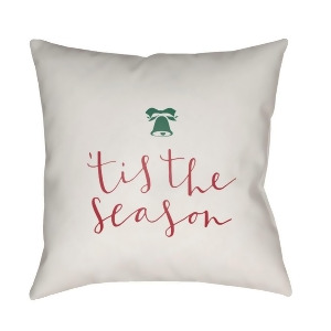 Tis The Season I by Surya Pillow White/Red/Green 18 x 18 Hdy089-1818 - All