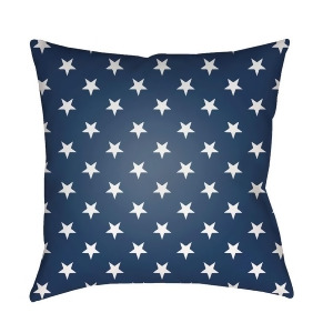 Americana Ii by Surya Poly Fill Pillow Blue/White 20 Square Sol006-2020 - All
