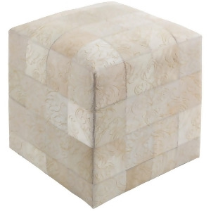 Sophisticate Pouf by Surya Khaki/Gold Sipf001-181818 - All