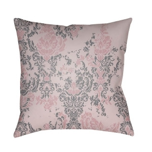 Moody Damask by Surya Pillow Rose/Lilac/Gray 20 x 20 Dk023-2020 - All